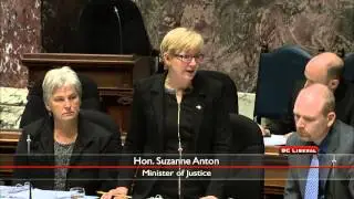 George Heyman asks Minister Anton about the Motion Picture Amendment Act