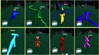 Rainbow Friends: Blue Vs Green Vs Yellow Vs Purple Vs Cyan - ROLEPLAY & JUMPSCARES 
