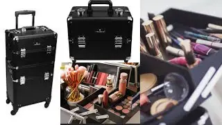 finally🥳 I reveal 😯my makeup vanity box👝(freelance makeupartist)💄 tutorial/makeupbyshagufta
