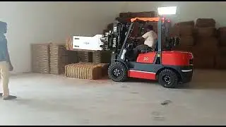 Diesel Forklifts working with Bale Clamp attachments- For new inquiry call on - 79781 54617 