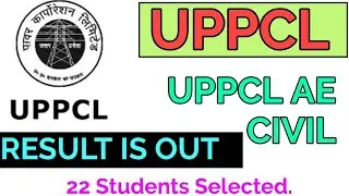 UPPCL AE CIVIL RESULT IS OUT || UPPCL AE ||@Railwaysengar