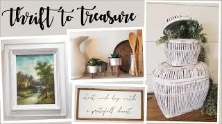 Thrift to Treasure &bull; Painting &bull; Wood Sign &bull; Baskets &bull; Kitchen items