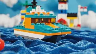 City & Sea Adventure for Kids | Boat, Jet & Helicopter Rescue Story!