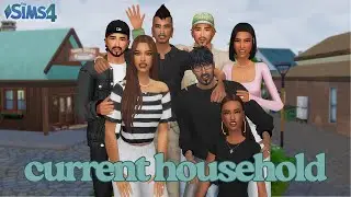 i love big families in the sims 4 (current household)