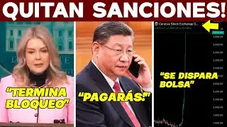 QUITAN SANCIONES! SE DISPARA BOLSA. CHINA OJO POR OJO. BLOQUEAR&Aacute; TODO