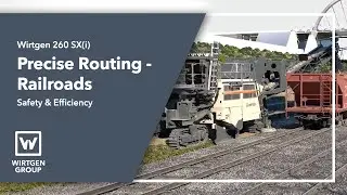 Wirtgen Cross Application Miner 260 SX(i) | Routing for Railroad Construction
