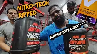 Nitro-Tech Ripped Whey Protein Powder | Muscletech unboxing & Authenticity check | Suppliment review