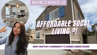 NEW CONSTRUCTION HOMES IN MENIFEE, CA | 2,200 SQ FT + for LESS than $550k 2023