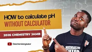 JAMB 2026: pH (Logarithm WITHOUT Calculator) #jamb #chemistry #education #chemistryequations  