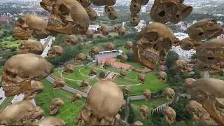 skull rain 3D element demo video