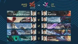 [TH] AHQ vs JT | Week 1 Day 2 | PCS Summer (2020) | AHQ Esports Club vs Taipei J Team