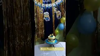 Minion theme birthday cake|theme cakes| #minions #miniontheme