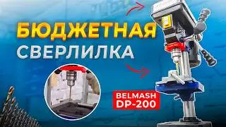 БЮДЖЕТНЫЙ СВЕРЛИЛЬНЫЙ СТАНОК ДЛЯ ГАРАЖА! Обзор на BELMASH DP-200