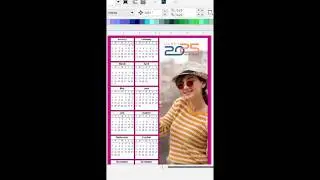 Automatic Calendar 2025 | Generate Calendar in CorelDraw