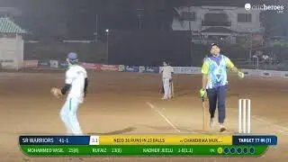 CHANDRIKA MUKK SYED NAGAR vs SR WARRIORS live cricket match | SYED NAGAR PREMIER LEAGUE  -  Season