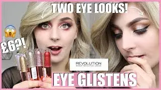 Testing Makeup Revolution Eye Glistens // HUDA BEAUTY AND STILA DRUGSTORE DUPES?!