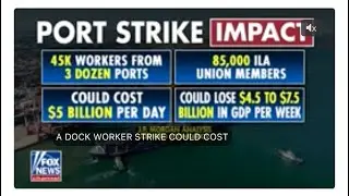 Dock Workers Strike Across The East Coast