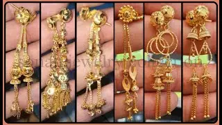 Latest Gold Long Earrings Design With Price And Weight |Earring Collection|sonali jewelry collection