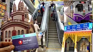 Dakshineswar New Metro Station | Fare | Smart Card Entry | First Journey Dakhineswar to Noapara