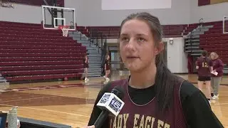 Anisa Tonkel full interview at Columbia City girls basketball practice on 12/11/25