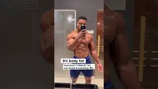 22% body fat V.S. 9% body fat | Comment &ldquo;COACH&rdquo; for my meals & coaching 🥬👊🏾