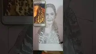 ||Realistic sketch of Jaya kishori Ji 🙏||Aigiri nandini..💥🔥||#Rtist.