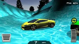 Frozen Water Slide Car Race Android FHD GamePlay