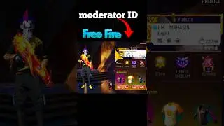 Free Fire moderator ID 😀 #freefire #shortvideo