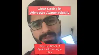 Automatically clear Cache in Windows #shorts #youtubeshorts