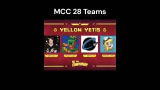 First Five Teams In MCC 28 #Shorts
