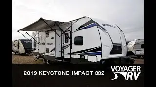 2019 Keystone Impact 332 Toy Hauler RV Video Tour - Voyager RV Centre