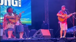 Iam Tongi and Oliver Steele at Ohana Day Concert, Turtle Bay Resort, HI