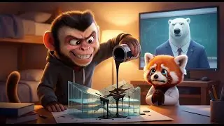 Cruel Roommate Monkey DESTROYS Project, But The Teacher Saw The CCTV
