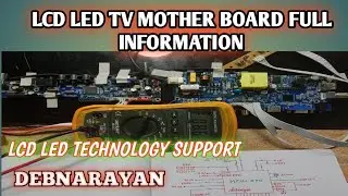 How works LCD led tv mother board Full Details.with English subtitles