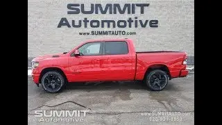 RAM 1500 BIG HORN 2020 NIGHT EDITION, 2-й уровень, цвет пламенно-красный, обзор, 20T66, продан! SUMMITAUTO.com