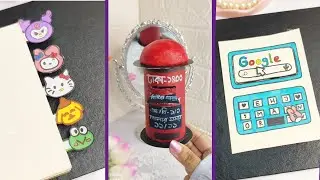 Easy craft ideas / miniature craft / how to make / DIY school project / Himi's Artistry