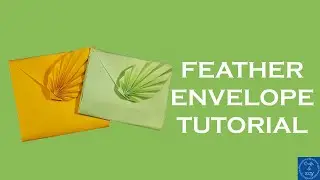 HOW TO MAKE FEATHER ENVELOPE | ENVELOPE MAKING TUTORIAL | Paper Crafts | Kids Craft | Crafts & DIY |