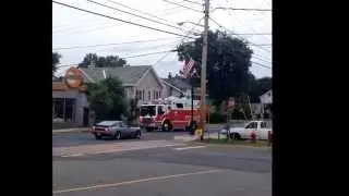 Port Ewen Fire Department R-48-24 responding.