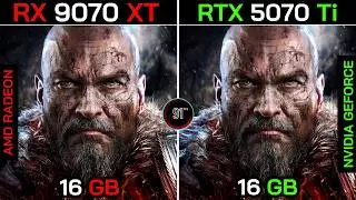 RX 9070 XT VS RTX 5070 Ti+ Ryzen™ 7 9800X3D : TEST IN 20 GAMES