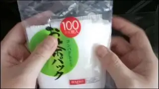 Demonstration Daiso's 100pcs Disposable Filter Bags for Loose Tea & Ground Coffee | How To Use