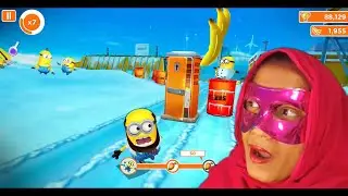 MINION RUSH ARTIC BASE NEAR MISS MINION LAUNCHER