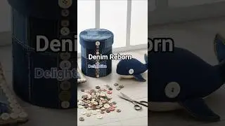 Upcycled Home Accents♻️ @DelightikasWorldbyRatna ​#DenimUpcycle #trending #oldjeansreuse #viral