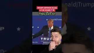 TRUMP DEFENDS MUSLIMS & NIQAB!☪️😱 *SHOCKING*😳 #islam #muslim #trump #niqab #shorts