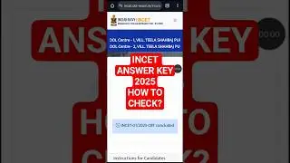 Indian Navy INCET Answer Key 2025 || INCET Answer Key kab aaegi || Navy INCET Answer key 2025 date