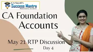 Day 4| CA Foundation | Accounts | May 21 RTP |Admission of Partner |