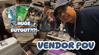We Bought Out a Whole Collection 😱 | East Bay Card Show Day 1 ☁️ Vendor POV