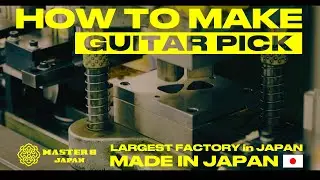 HOW TO MAKE GUITAR PICK | MASTER 8 JAPAN GUITAR PICKS