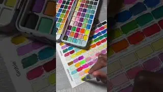 Trying random products I found on TikTok shop #foryou #grabiewatercolor#painting #art