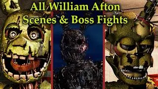 Afton Agony Amalgamation Final Boss & William Afton Scenes (Puppet's Tragedy)