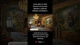 🇩🇪 German Story for Beginners | Schloss Neuschwanstein 🏰 | A2 Listening Practice